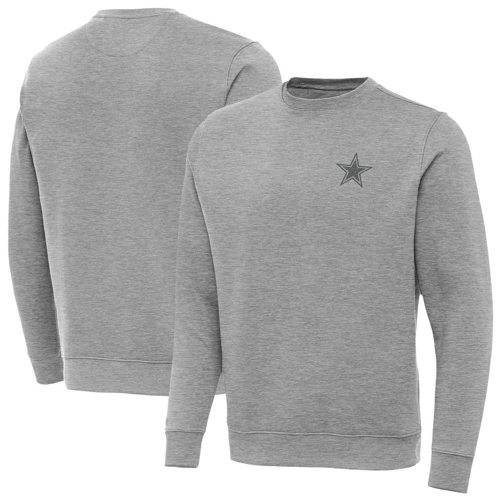 Dallas Cowboys Antigua Victory Sweatshirt Heather Gray