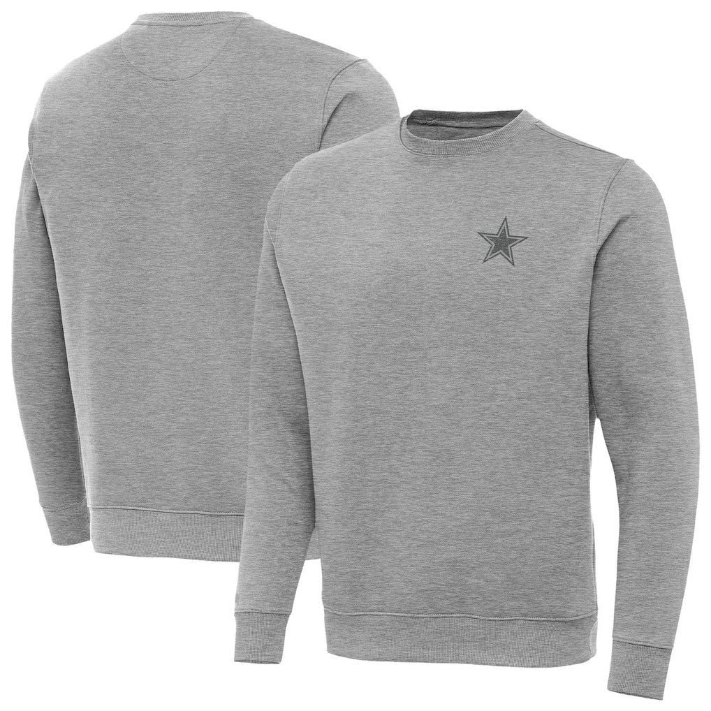 Dallas Cowboys Antigua Victory Sweatshirt Heather Gray