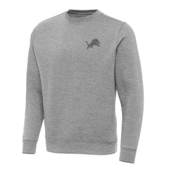 Detroit Lions Antigua Victory Sweatshirt Heather Gray