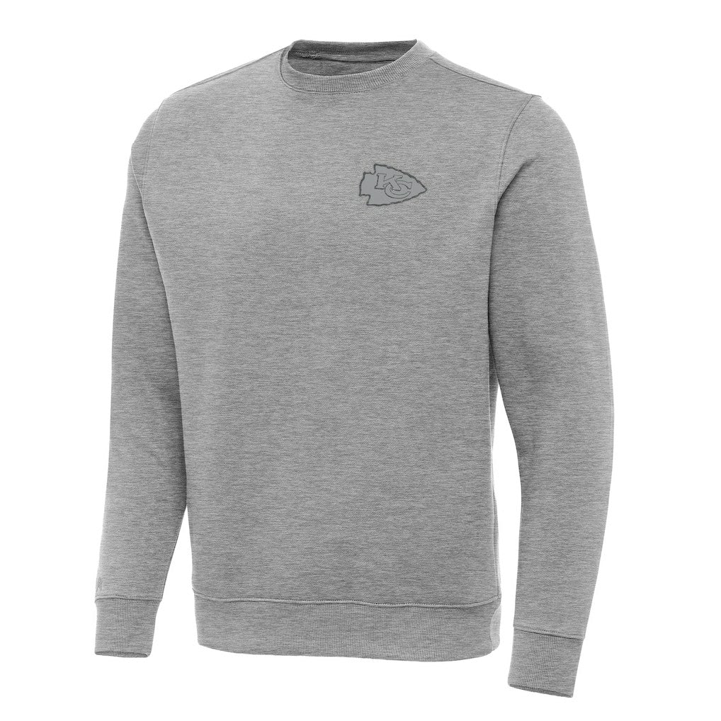 Kansas City Chiefs Antigua Victory Sweatshirt Heather Gray