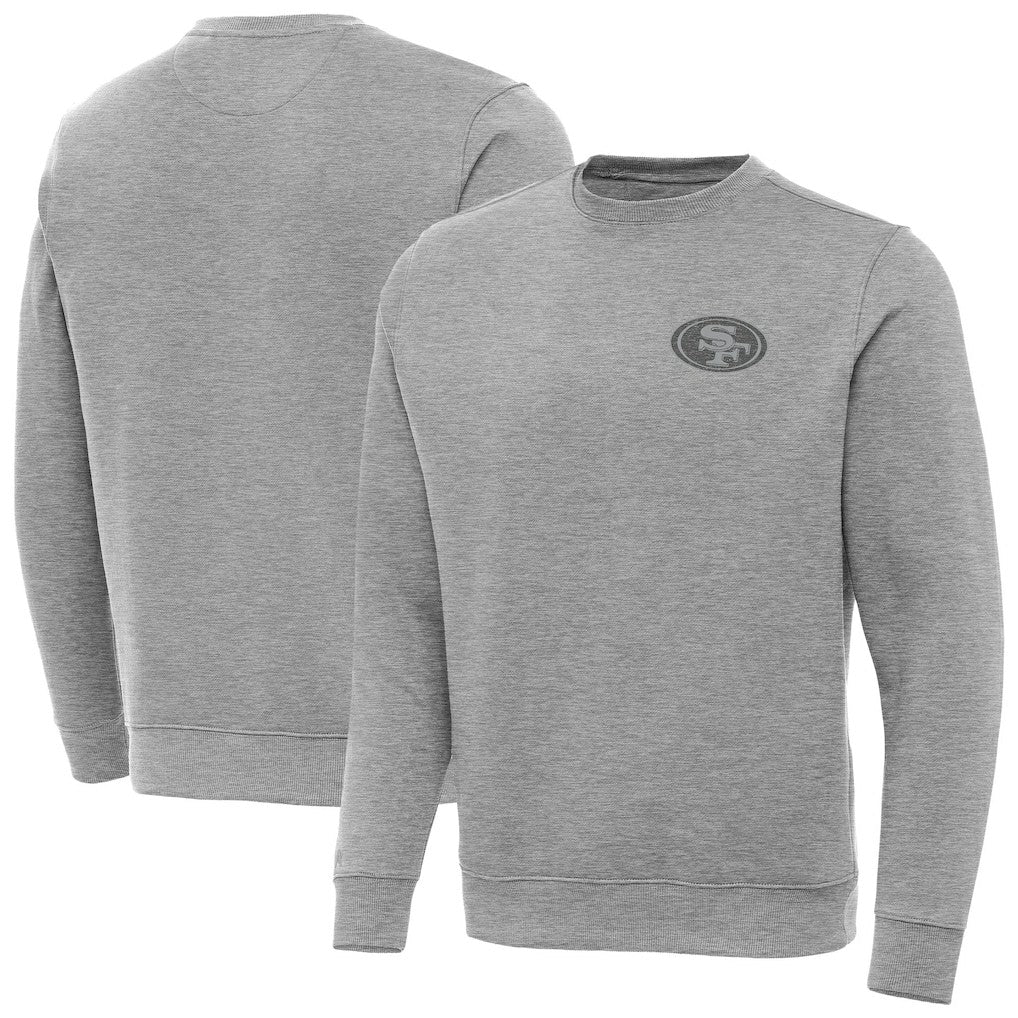 San Francisco 49ers Antigua Victory Sweatshirt Heather Gray