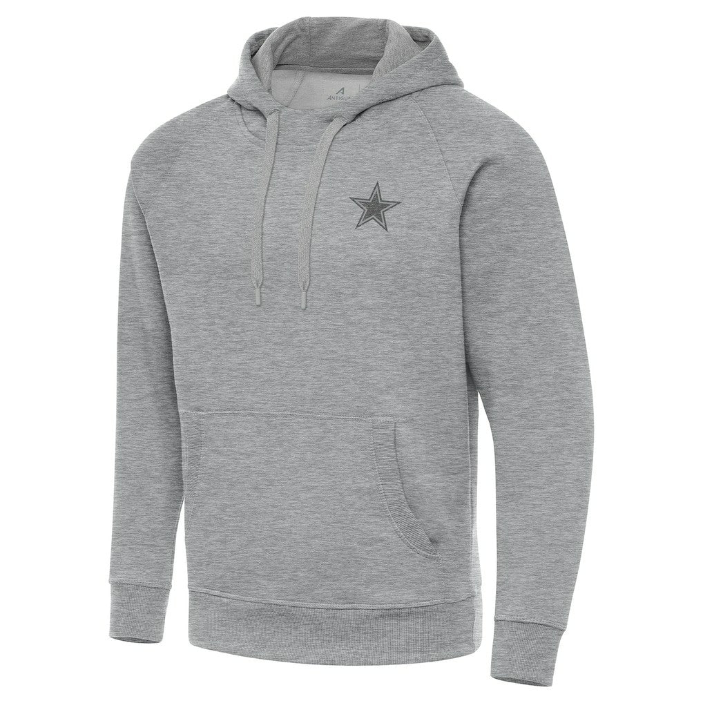 Dallas Cowboys Antigua Victory Hoodie Heather Gray