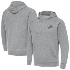 Detroit Lions Antigua Victory Hoodie Heather Gray