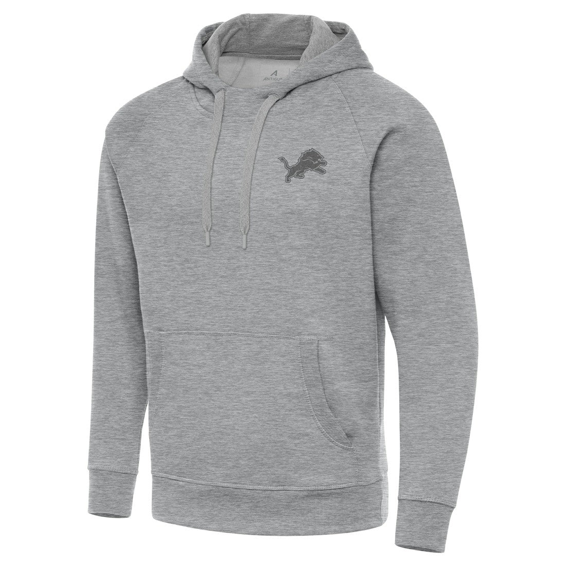 Detroit Lions Antigua Victory Hoodie Heather Gray
