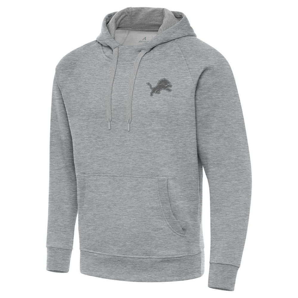Detroit Lions Antigua Victory Hoodie Heather Gray