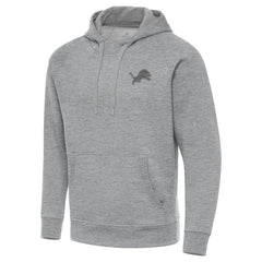 Detroit Lions Antigua Victory Hoodie Heather Gray