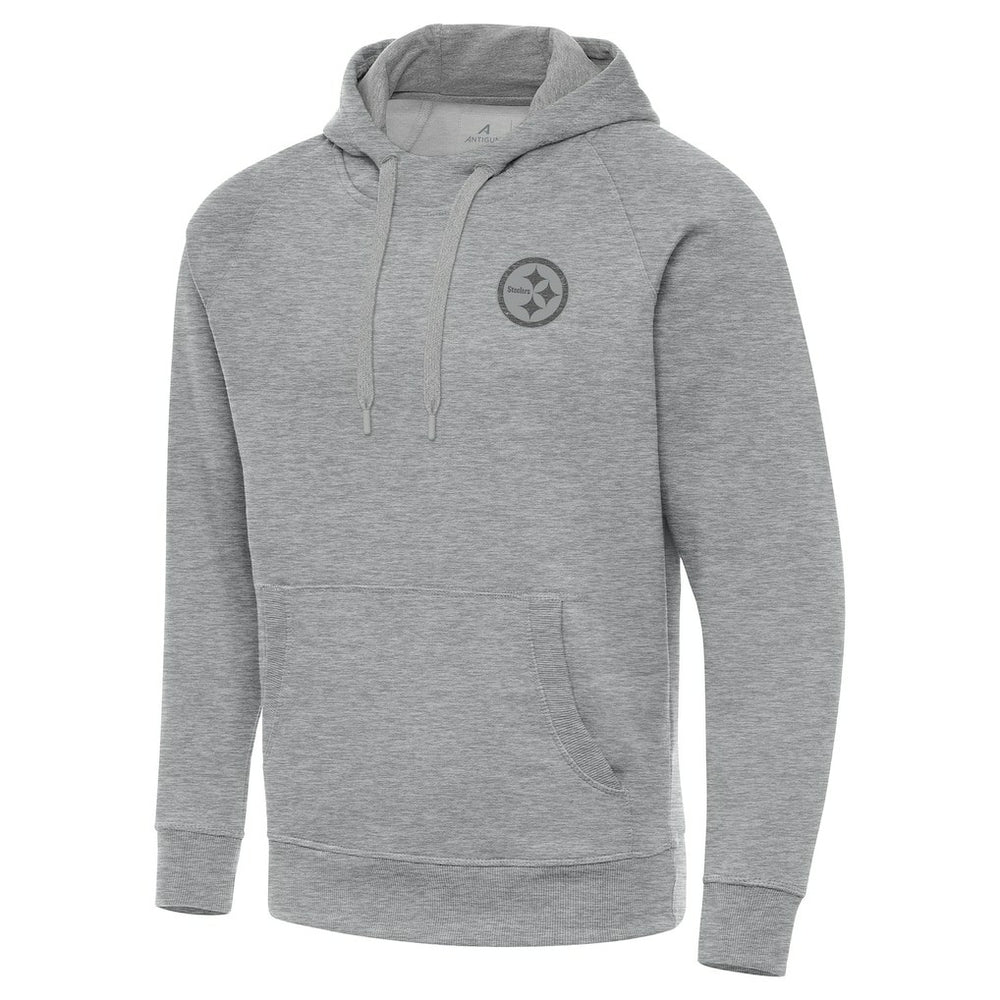 Pittsburgh Steelers Antigua Victory Hoodie Heather Gray