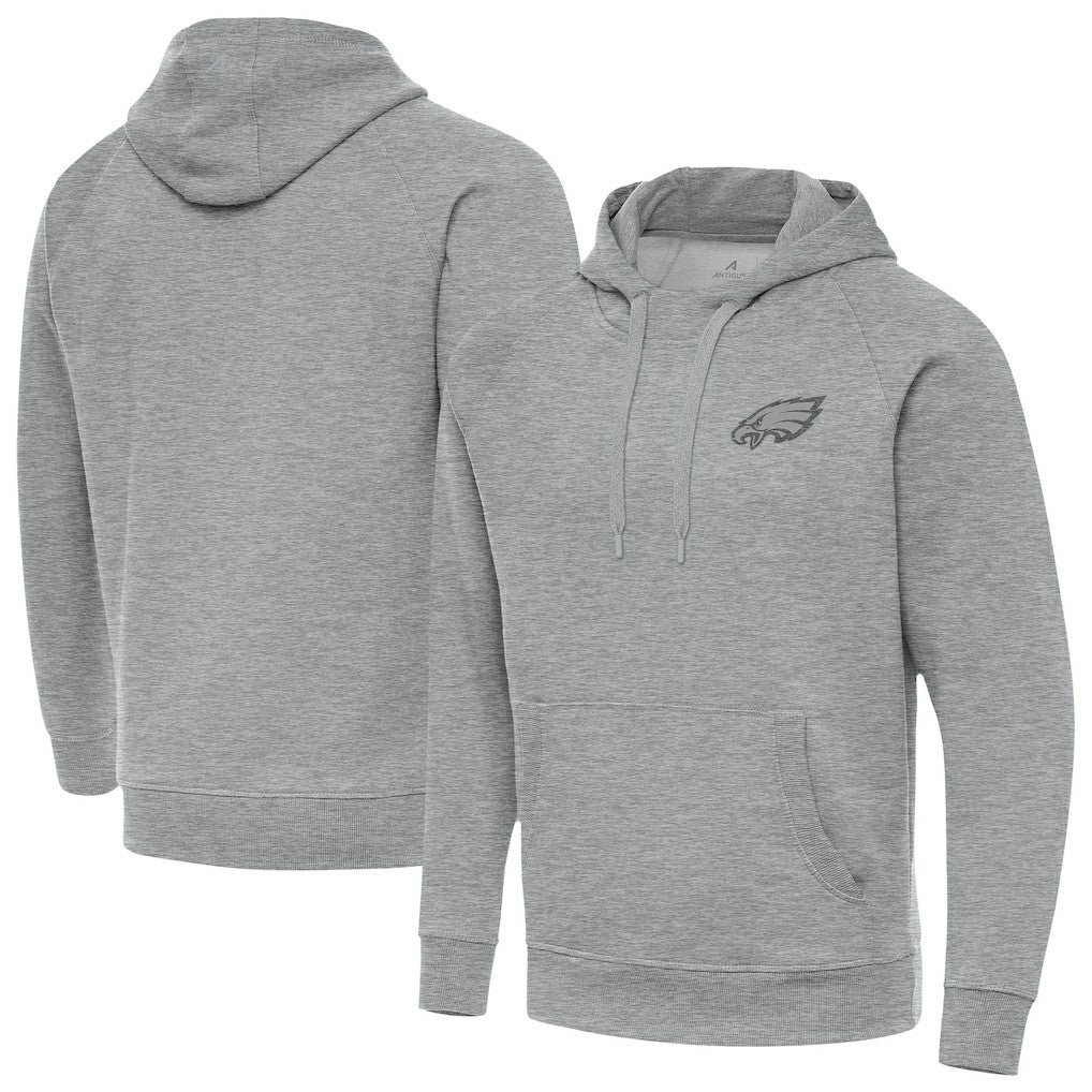 Philadelphia Eagles Antigua Victory Hoodie Heather Gray