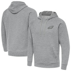 Philadelphia Eagles Antigua Victory Hoodie Heather Gray