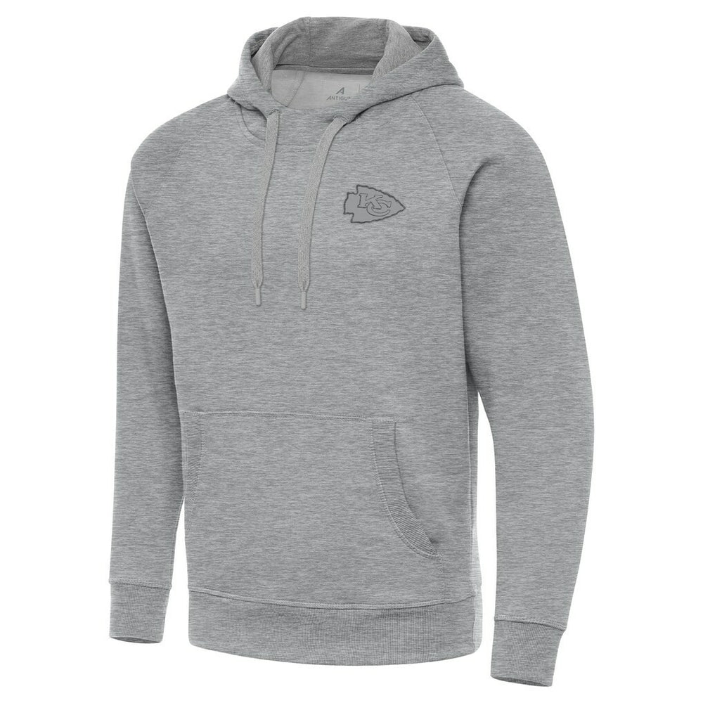 Kansas City Chiefs Antigua Victory Hoodie Heather Gray
