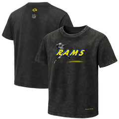 Los Angeles Rams EQUIHUA Retro T-Shirt Black