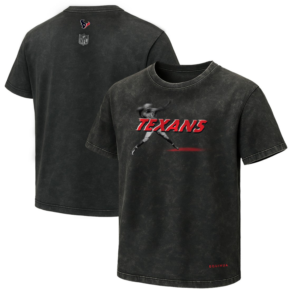 Houston Texans EQUIHUA Retro T-Shirt Black