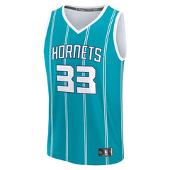 Liam McNeeley Charlotte Hornets Fast Break Replica Jersey Teal Icon Edition | Fanatics Lifestyle