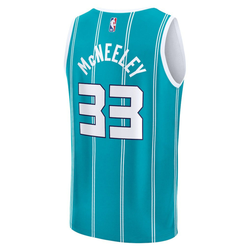 Liam McNeeley Charlotte Hornets Fast Break Replica Jersey Teal Icon Edition | Fanatics Lifestyle