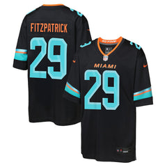 Nike Minkah Fitzpatrick Miami Dolphins Youth 2025 Rivalries Collection Game Jersey Pitch Blue