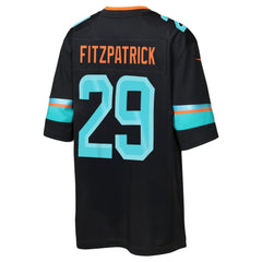 Nike Minkah Fitzpatrick Miami Dolphins Youth 2025 Rivalries Collection Game Jersey Pitch Blue