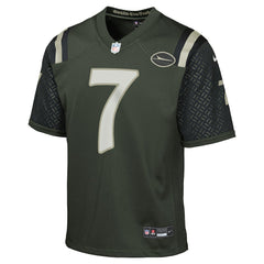 Nike Justin Fields New York Jets Youth 2025 Rivalries Collection Game Jersey Gotham Green