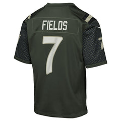 Nike Justin Fields New York Jets Youth 2025 Rivalries Collection Game Jersey Gotham Green