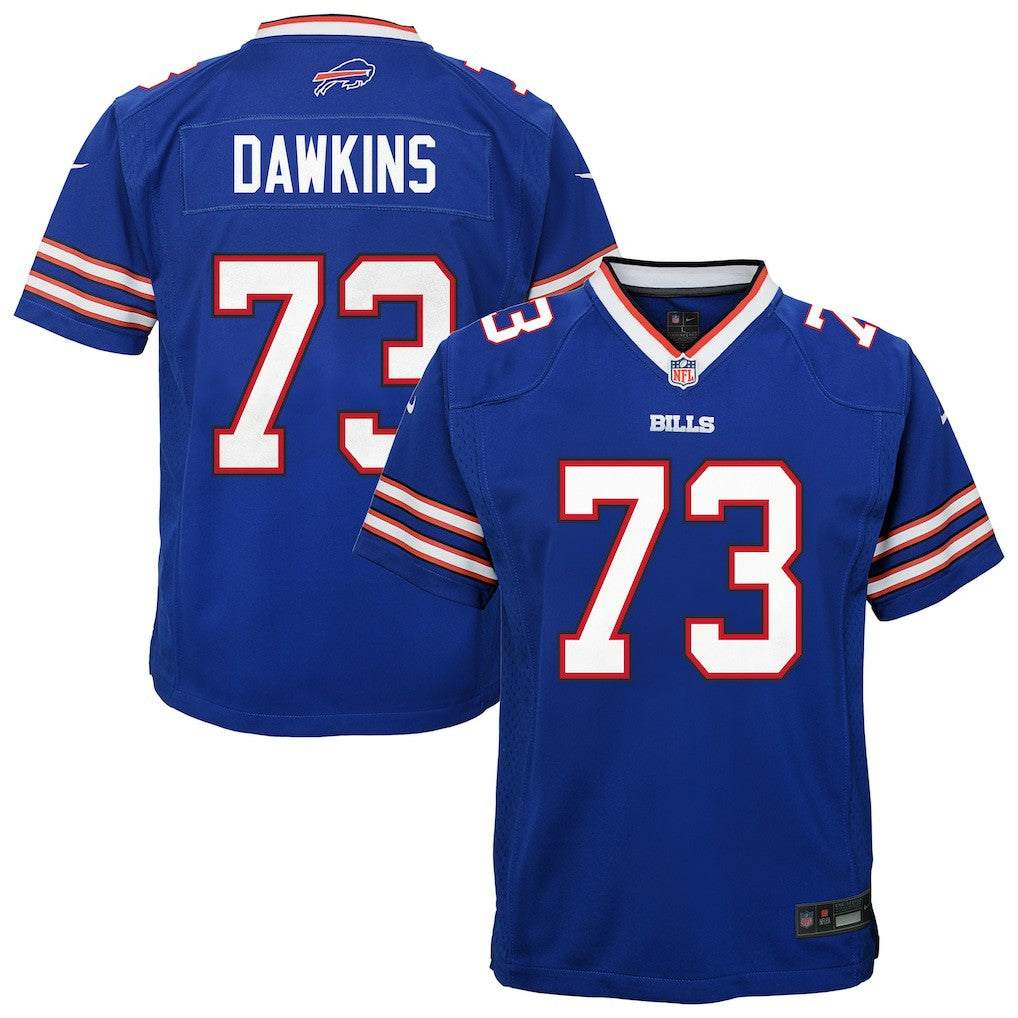 Nike Dion Dawkins Buffalo Bills Youth Team Game Jersey Royal