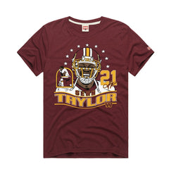 Sean Taylor Washington Commanders Homage Unisex Retired Player Classic Caricature T-Shirt Burgundy