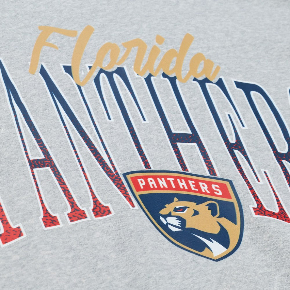 Florida Panthers Mitchell & Ness Women's Hockey Night Sweatshirt - Heather Gray - NHL 203403327