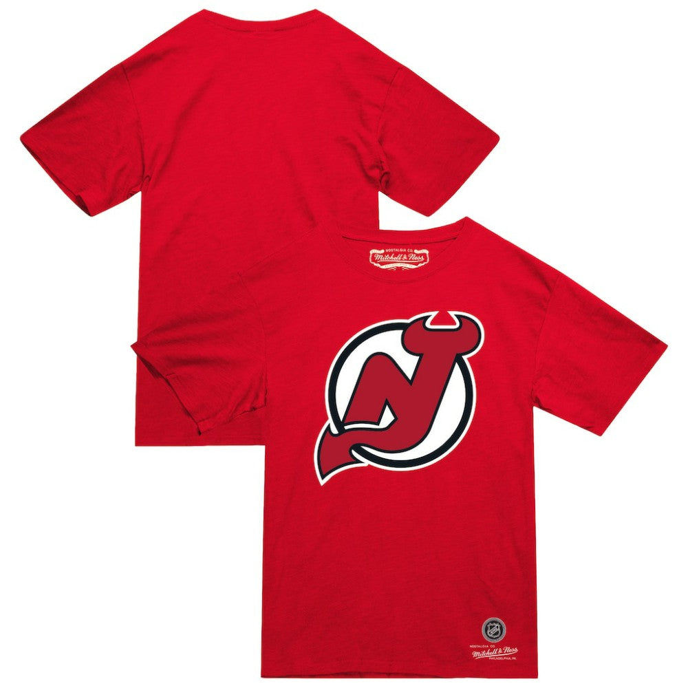 New Jersey Devils Mitchell & Ness Heritage T-Shirt - Red - NHL 203403332