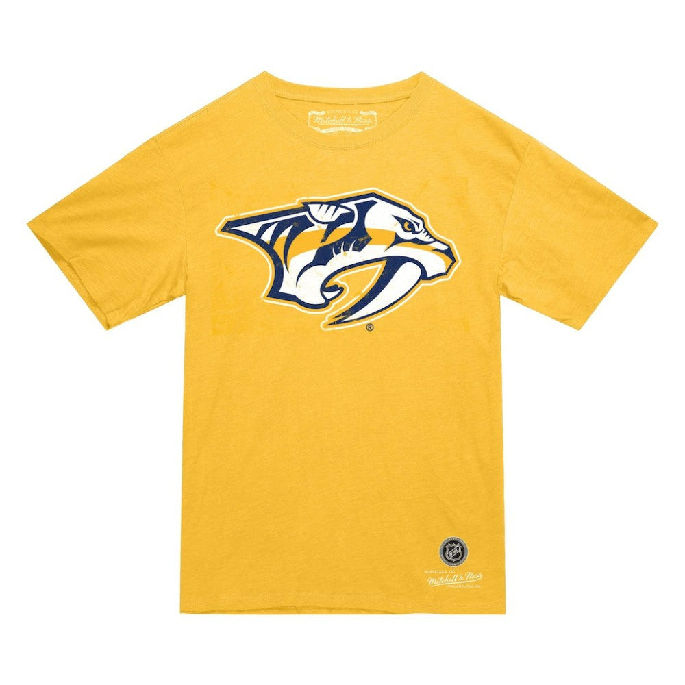 Nashville Predators Mitchell & Ness Heritage T-Shirt - Gold - NHL 203403333