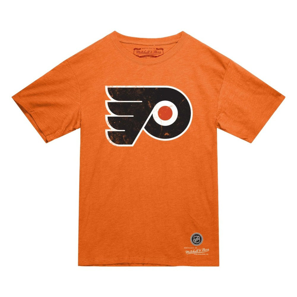 Philadelphia Flyers Mitchell & Ness Heritage T-Shirt - Orange - NHL 203403334