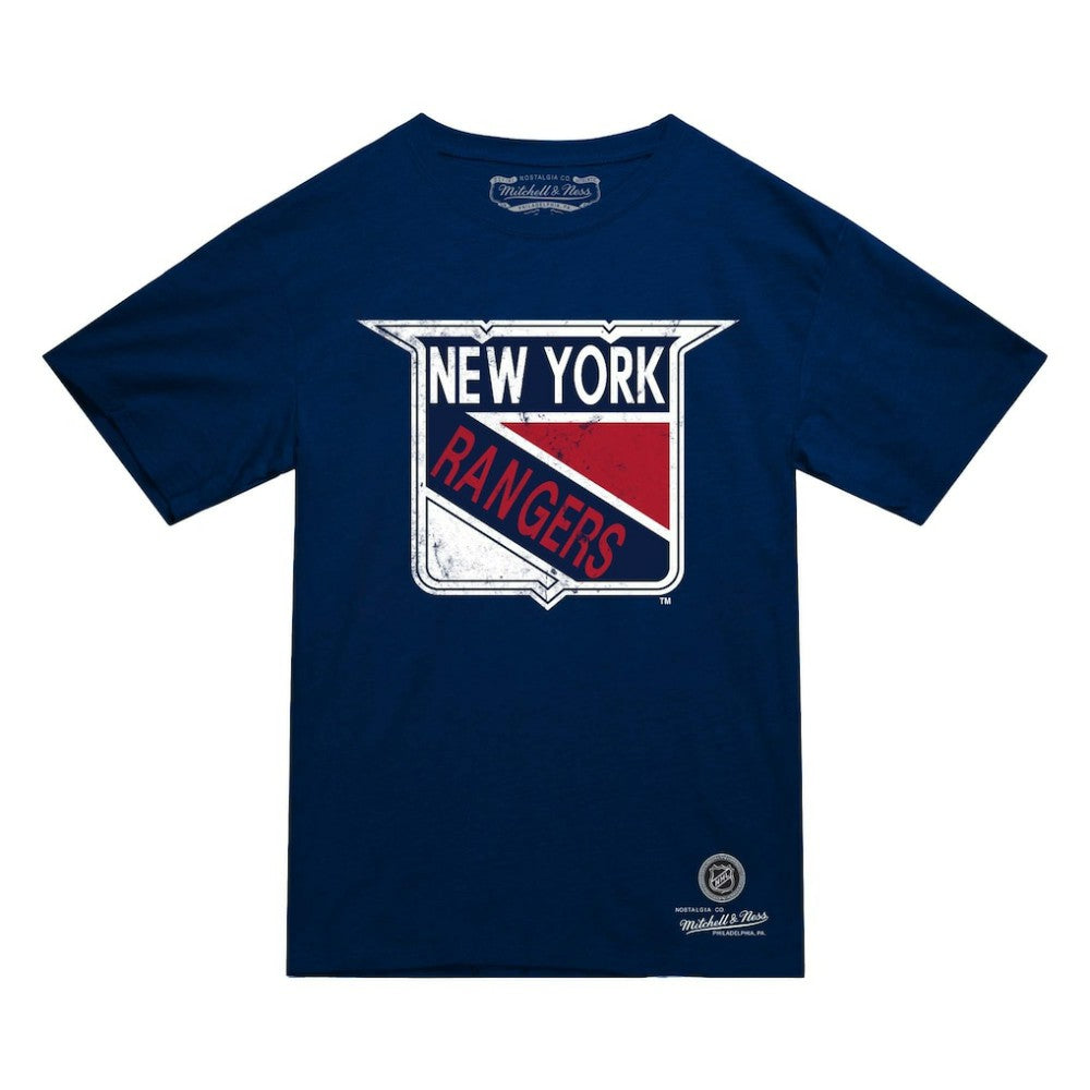New York Rangers Mitchell & Ness Heritage T-Shirt - Navy - NHL 203403335