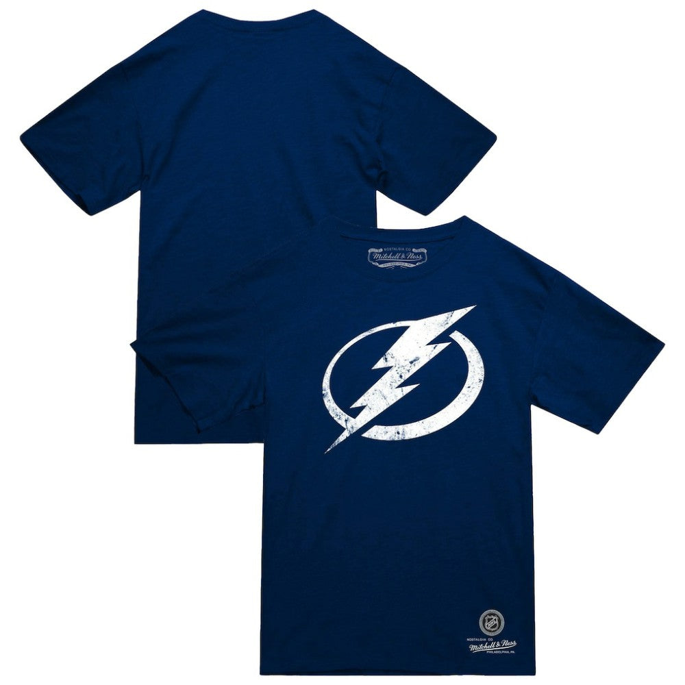 Tampa Bay Lightning Mitchell & Ness Heritage T-Shirt - Navy - NHL 203403341