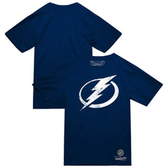 Tampa Bay Lightning Mitchell & Ness Heritage T-Shirt - Navy - NHL 203403341