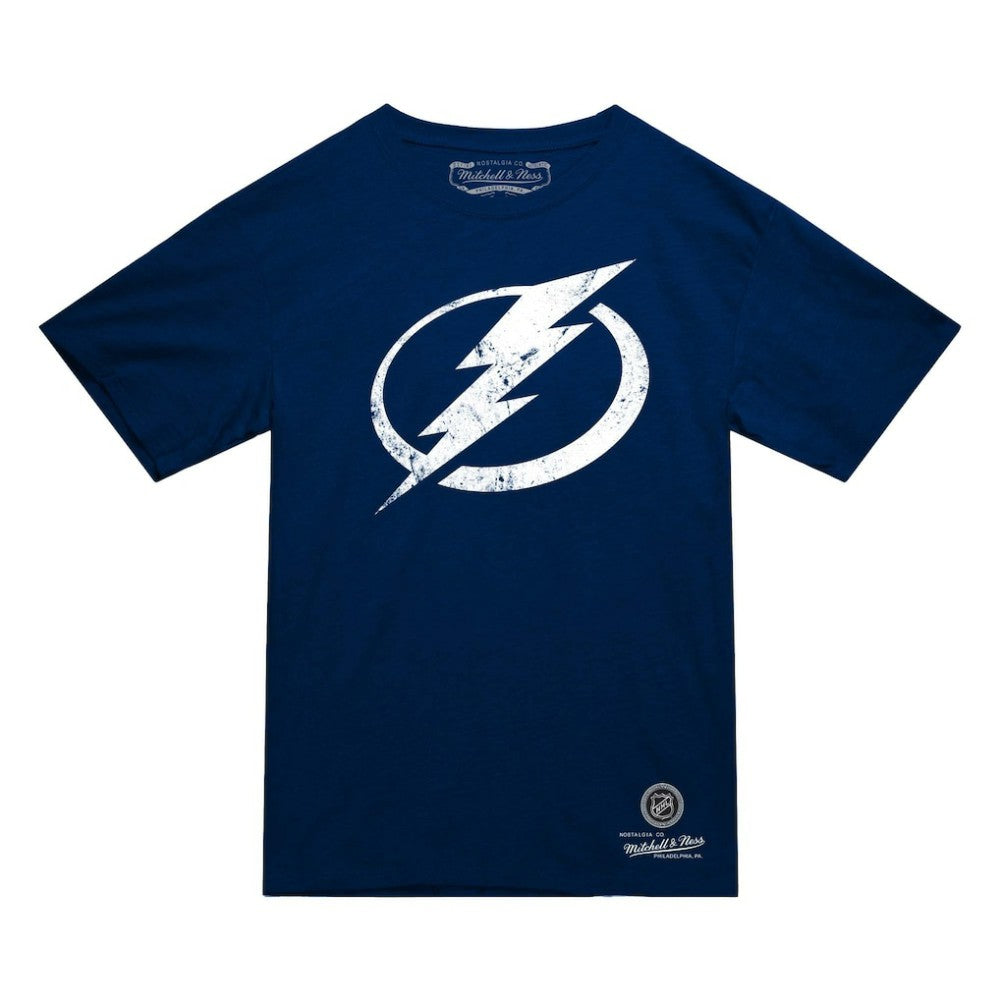 Tampa Bay Lightning Mitchell & Ness Heritage T-Shirt - Navy - NHL 203403341