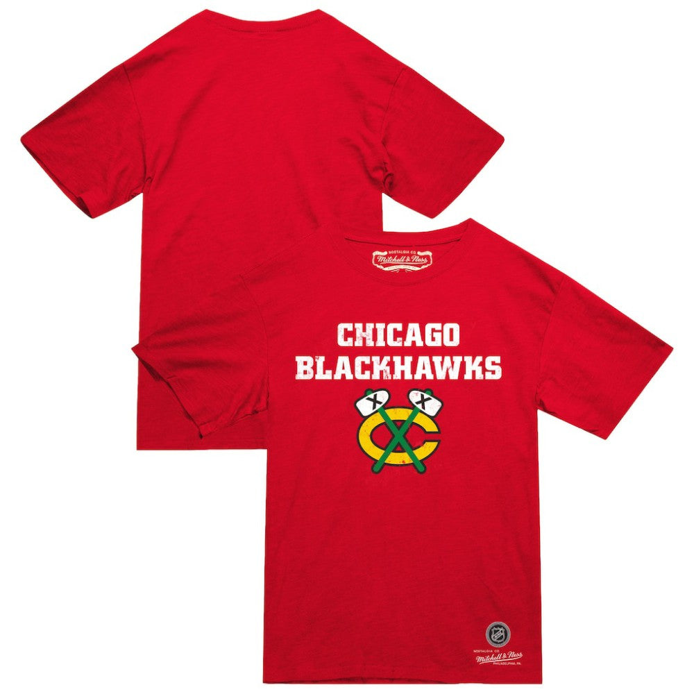 Chicago Blackhawks Mitchell & Ness Heritage T-Shirt - Red - NHL 203403344