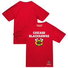 Chicago Blackhawks Mitchell & Ness Heritage T-Shirt - Red - NHL 203403344
