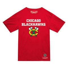 Chicago Blackhawks Mitchell & Ness Heritage T-Shirt - Red - NHL 203403344