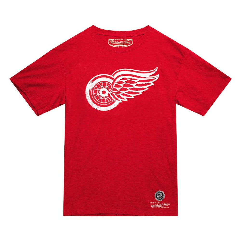 Detroit Red Wings Mitchell & Ness Heritage T-Shirt - Red - NHL 203403347