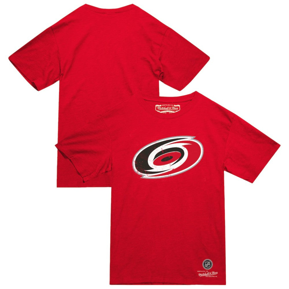 Carolina Hurricanes Mitchell & Ness Heritage T-Shirt - Red - NHL 203403349