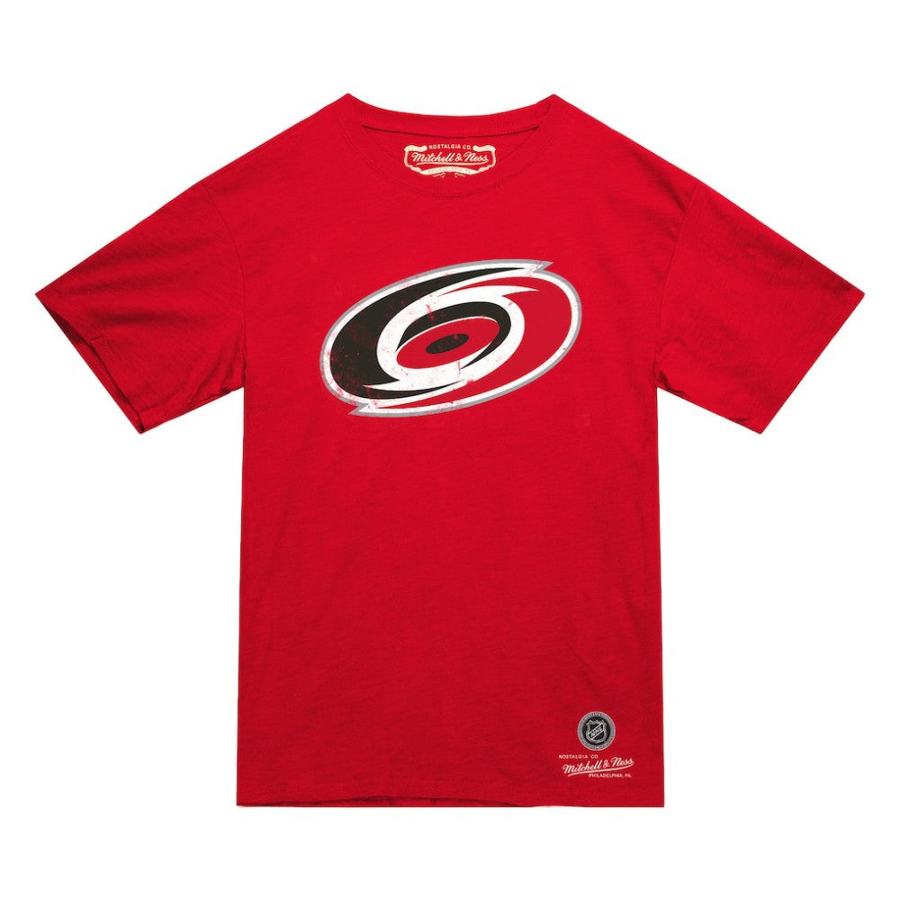 Carolina Hurricanes Mitchell & Ness Heritage T-Shirt - Red - NHL 203403349