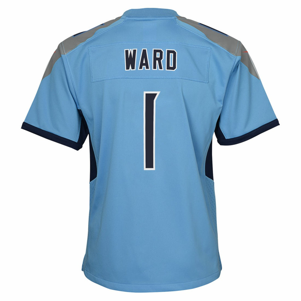 Nike Cameron Ward Tennessee Titans Youth Team Game Jersey Light Blue