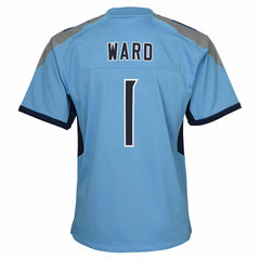 Nike Cameron Ward Tennessee Titans Youth Team Game Jersey Light Blue