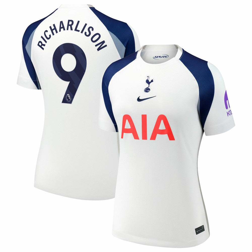 Richarlison Tottenham Hotspur Women's 2025/26 Home Replica Player Jersey White - Nike