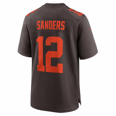 Nike Shedeur Sanders Cleveland Browns Alpha Dawg Game Jersey Brown