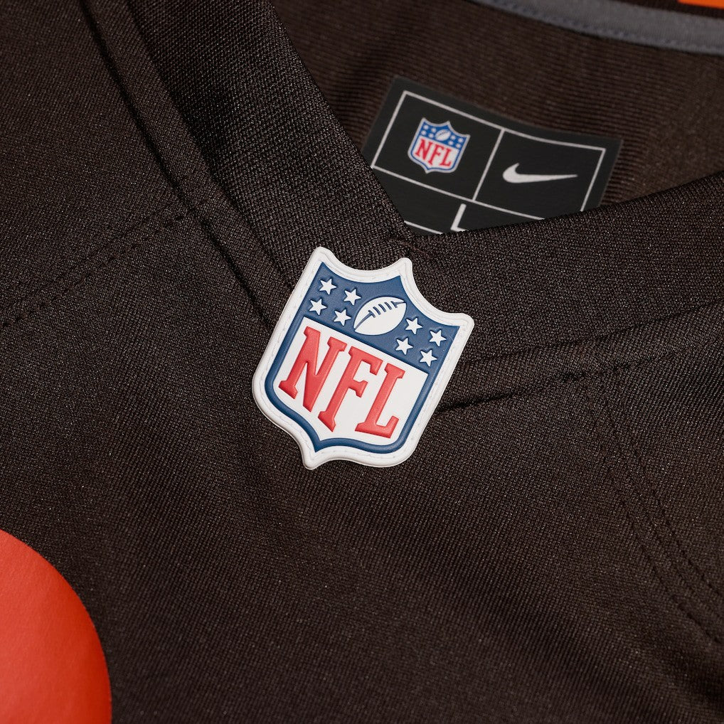 Nike Shedeur Sanders Cleveland Browns Alpha Dawg Game Jersey Brown