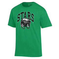 Dallas Stars Champion Helmet T-Shirt - Kelly Green - NHL 203407090