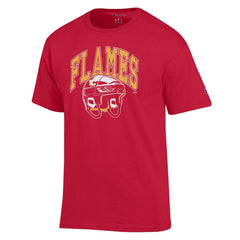 Calgary Flames Champion Helmet T-Shirt - Red - NHL 203407092