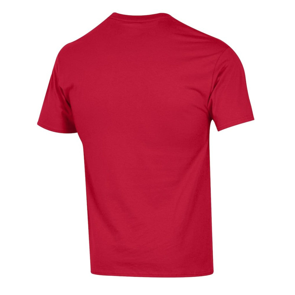 Calgary Flames Champion Helmet T-Shirt - Red - NHL 203407092