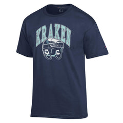Seattle Kraken Champion Helmet T-Shirt - Navy - NHL 203407103