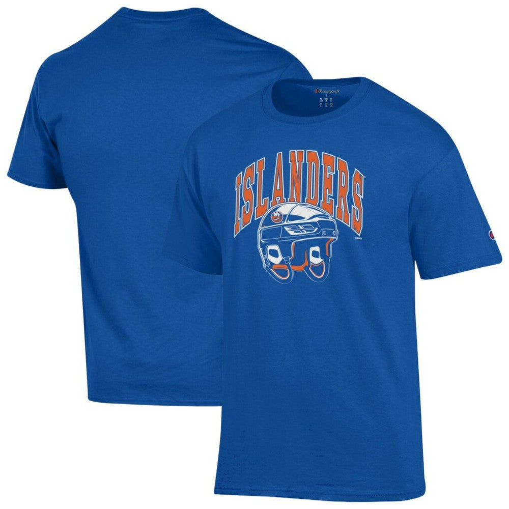 New York Islanders Champion Helmet T-Shirt - Royal - NHL 203407107