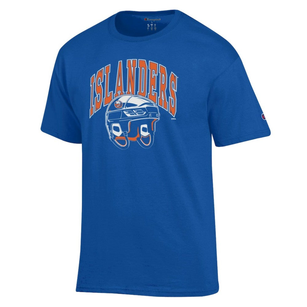 New York Islanders Champion Helmet T-Shirt - Royal - NHL 203407107