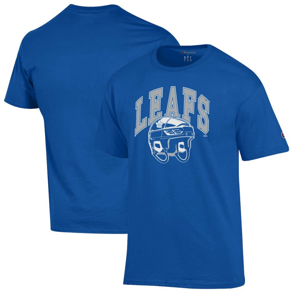 Toronto Maple Leafs Champion Helmet T-Shirt - Royal - NHL 203407109